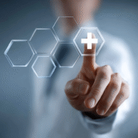 Itinai.com doctors hand touching a medical cross symbol with 3746118d 0a50 4afb ae3e c7ea76abda02 0